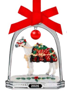 Breyer - B-HP-10538 | (PRE-ORDER) 2026 Stirrup Ornament - Holiday Homecoming