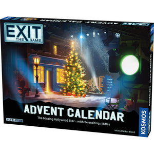 Thames & Kosmos - 678010 | Exit: Advent Calendar - The Missing Hollywood Star Game