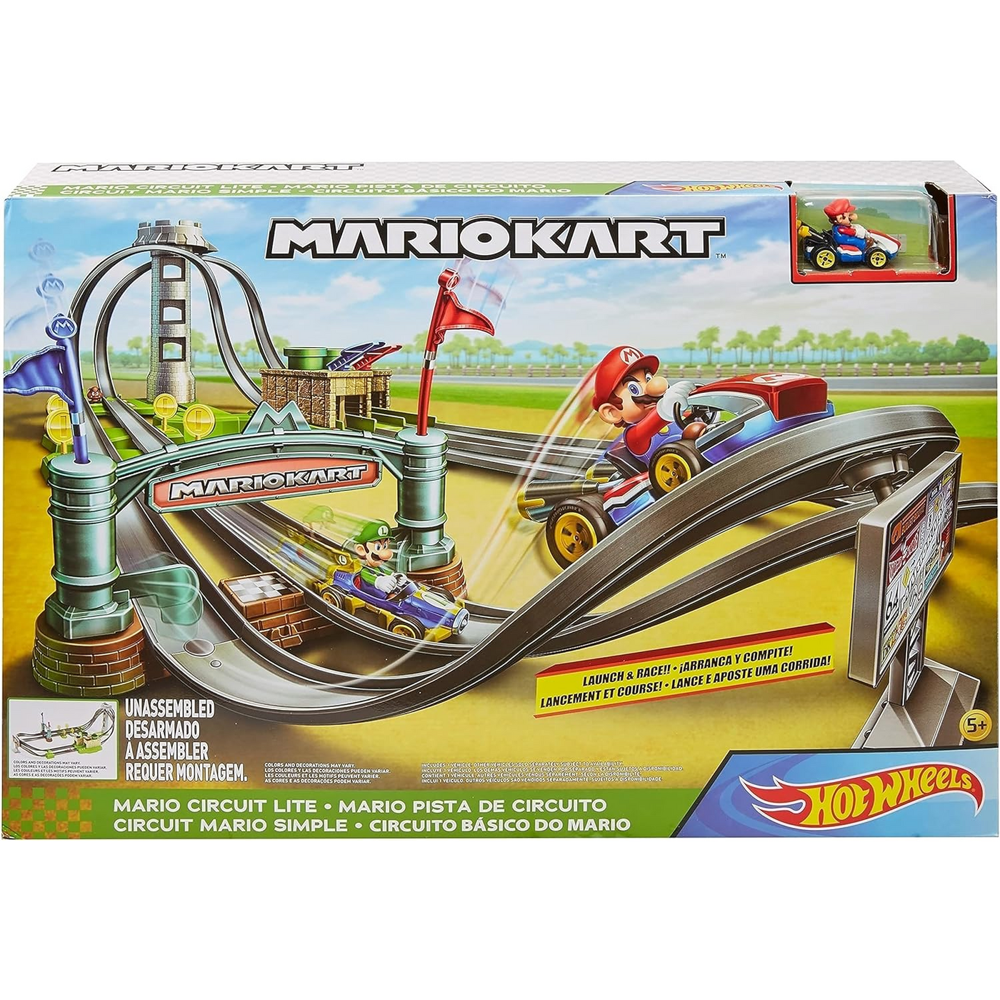 Hot Wheels Mario Kart Circuit Track Set HFY15