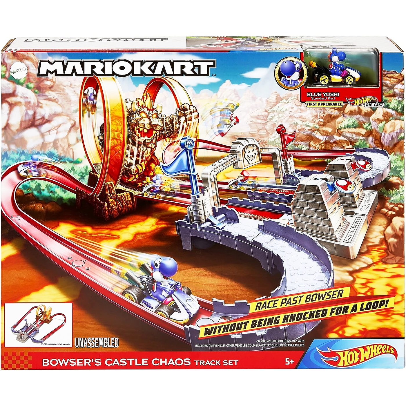Mario kart hot wheels track set 2025