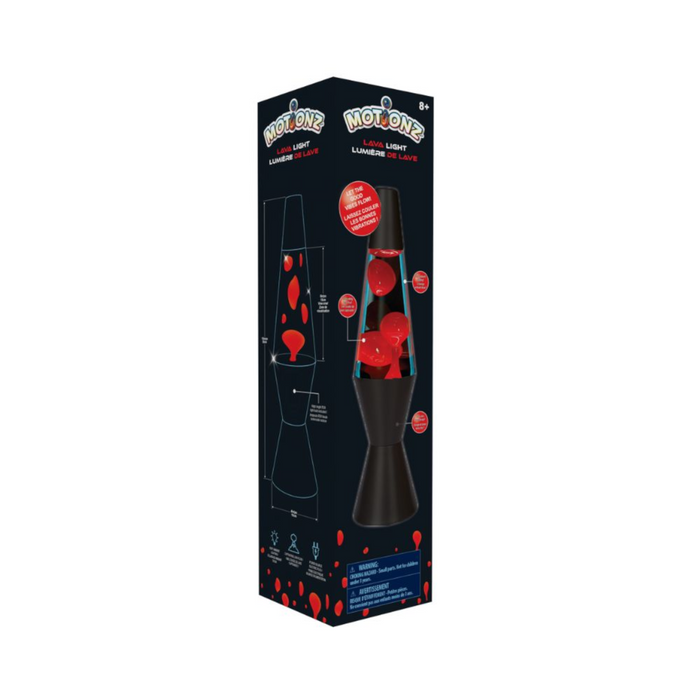 Incredible Group - TOY33053 | Lava Lamp w Black Metal Base 14.5" (Assorted Colours)