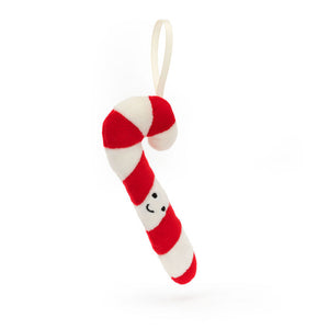 Jellycat - FFH6CC | FFH6CC - Festive Folly Candy Cane Ornament