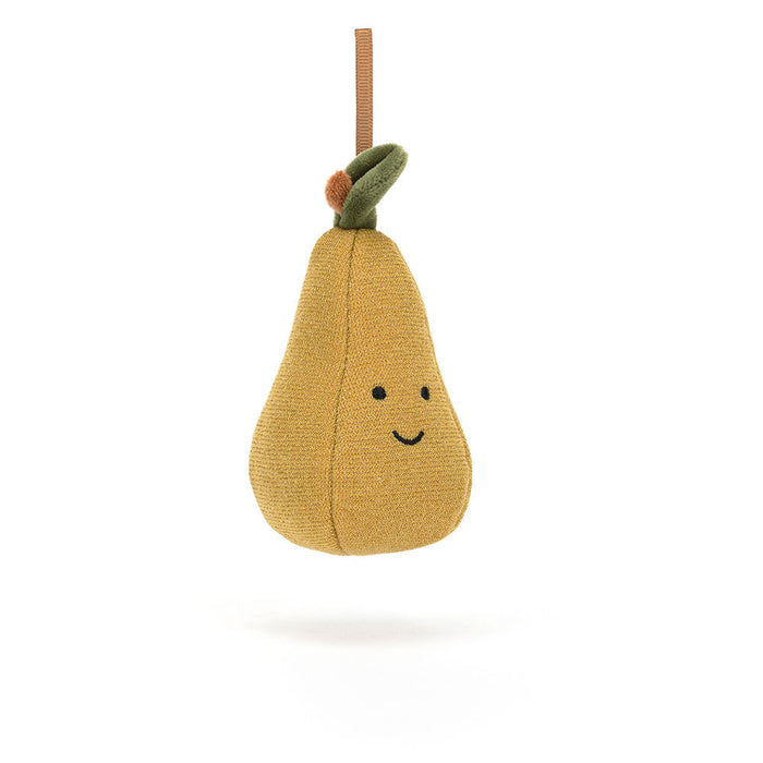 Jellycat - FFH6PEAR | FFH6PEAR - Festive Folly Pear Ornament