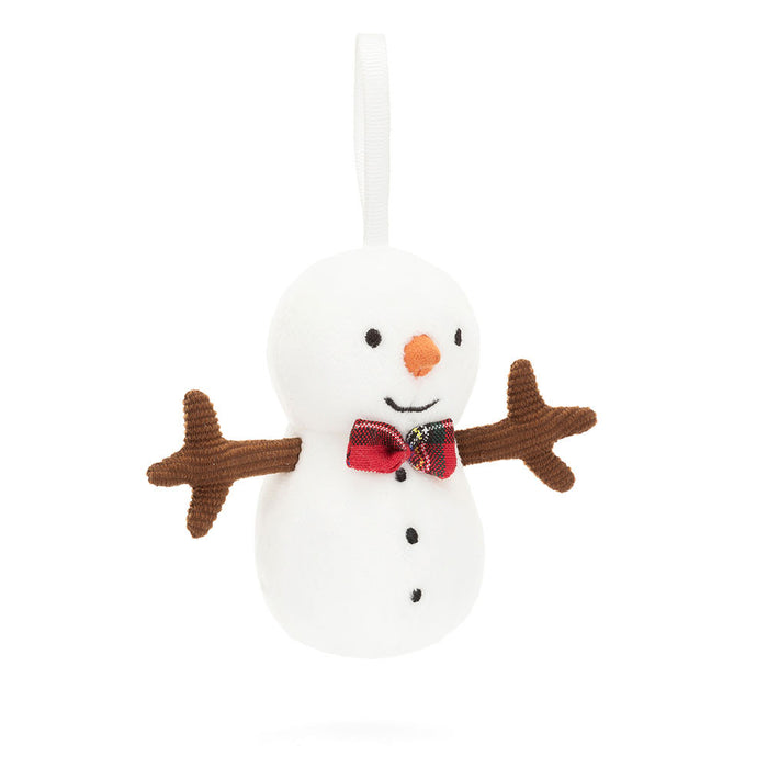 Jellycat - FFH6SN | FFH6SN - Festive Folly Snowman Ornament