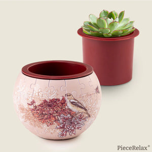 3D Puzzle Planter - Singing Birds and Flowers