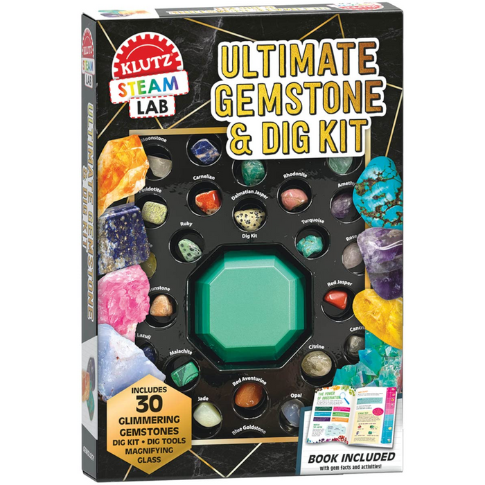 Klutz - 89960 | Steam Lab: Ultimate Gemstone And Dig Kit