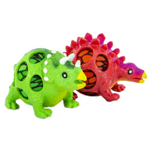 Keycraft Ltd. - NV356 | Squeezy Mesh Dinosaurs Color Assorted (One per Purchase)