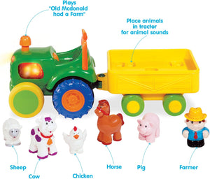 Kidoozie - G02033 | Interactive Funtime Tractor with Animal Sounds