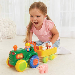 Kidoozie - G02033 | Interactive Funtime Tractor with Animal Sounds
