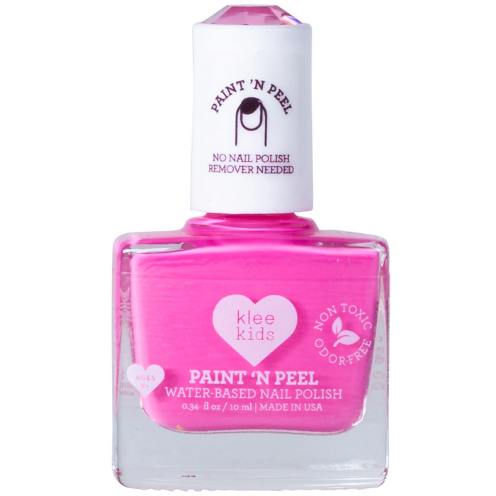 Klee Kids - KKN0102 | Paint 'N Peel Polish - Austin Pink