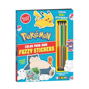 Klutz - 176848 | Pokemon Color Your Own Fuzzy Stickers