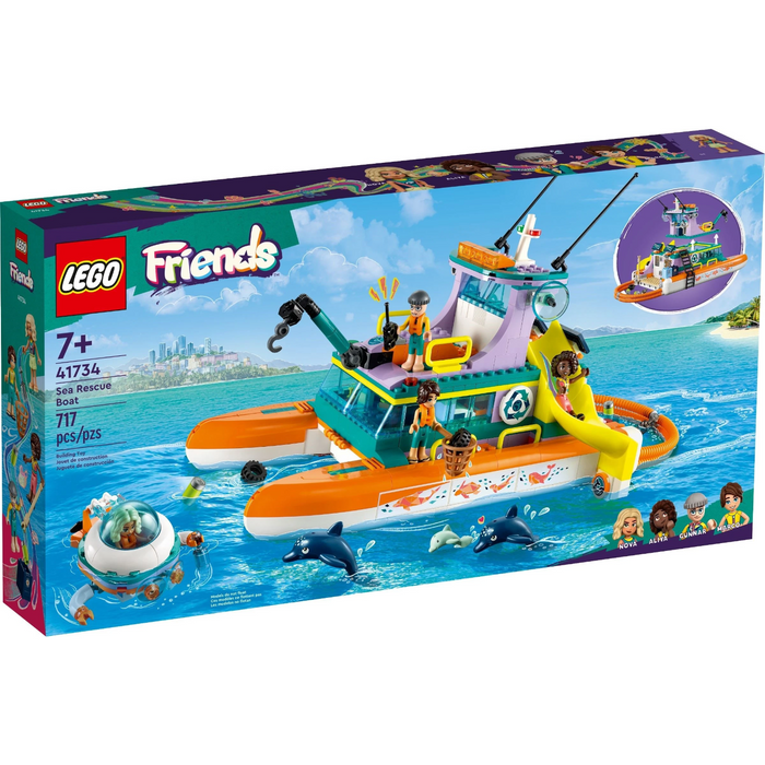 LEGO 41734 Friends Sea Rescue Boat Castle Toys
