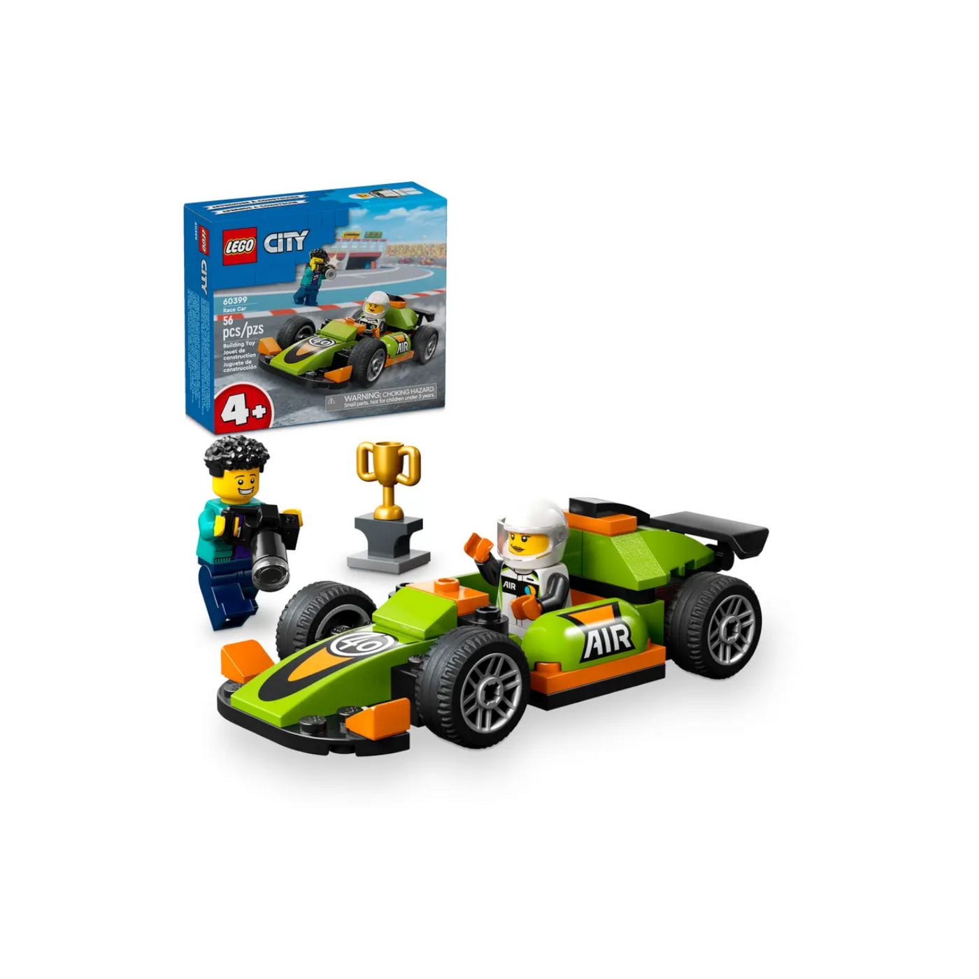 LEGO 60399 Green Race Car Castle Toys
