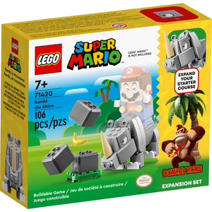 LEGO - 71420  Super Mario: Rambi The Rhino Expansion Set – Castle