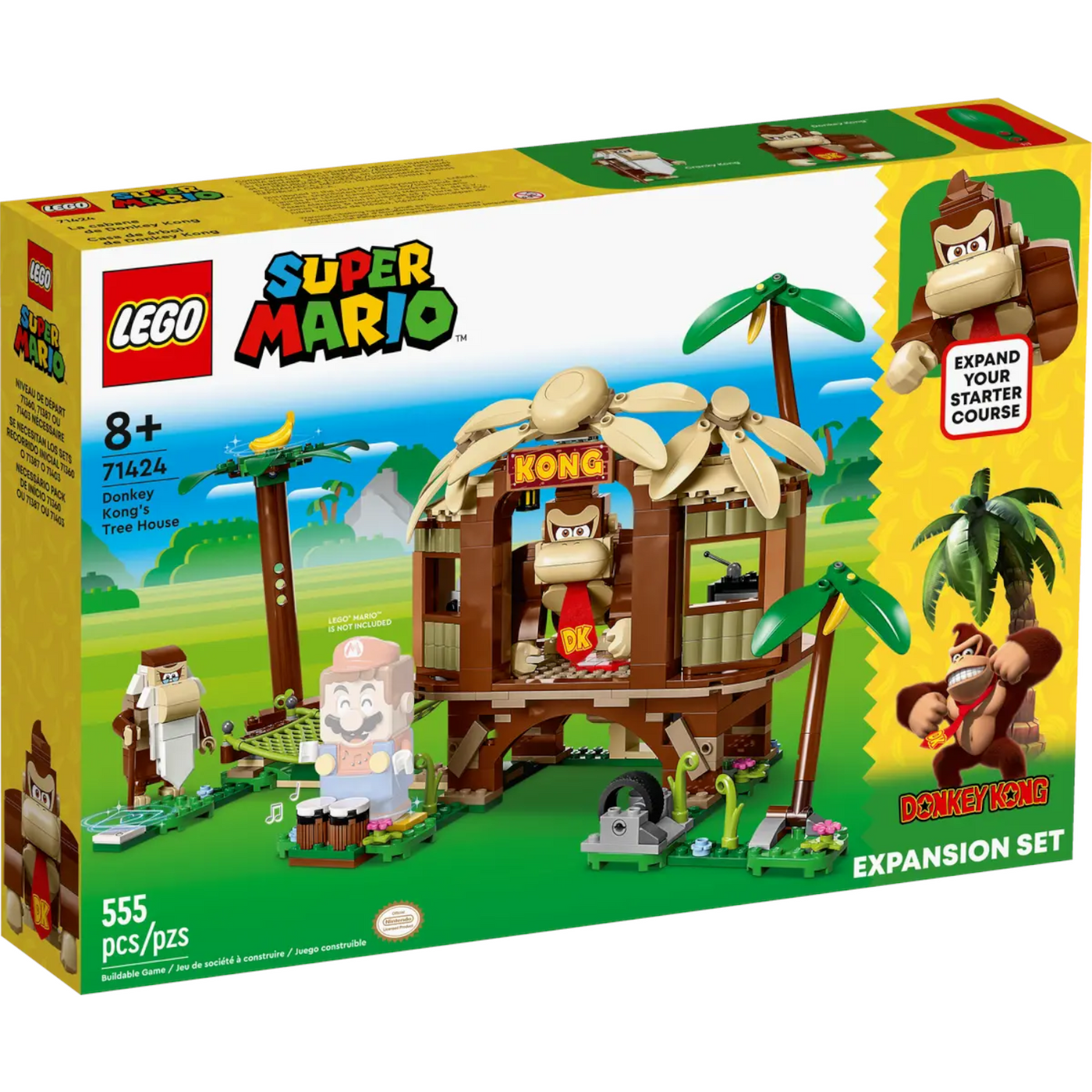 LEGO 71424 Super Mario Donkey Kong s Tree House Expansion Set