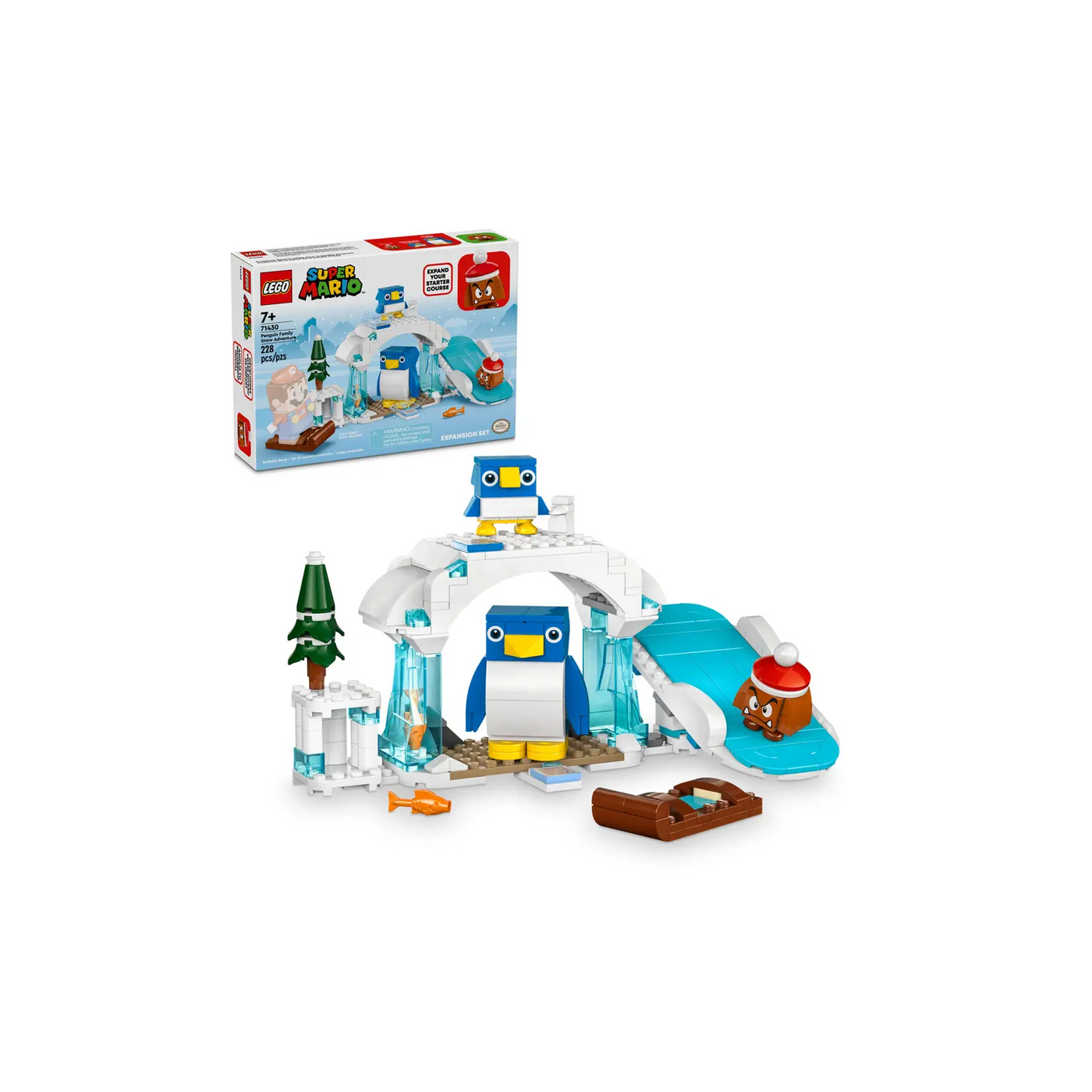 LEGO 71430 Super Mario Penguin Family Snow Adventure Expansion Se Castle Toys
