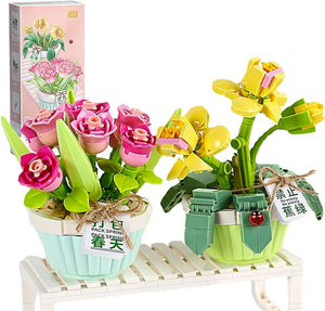 LOZ Blocks - LOZ1673 | LOZ Mini Blocks  Spring Tulip Orchid