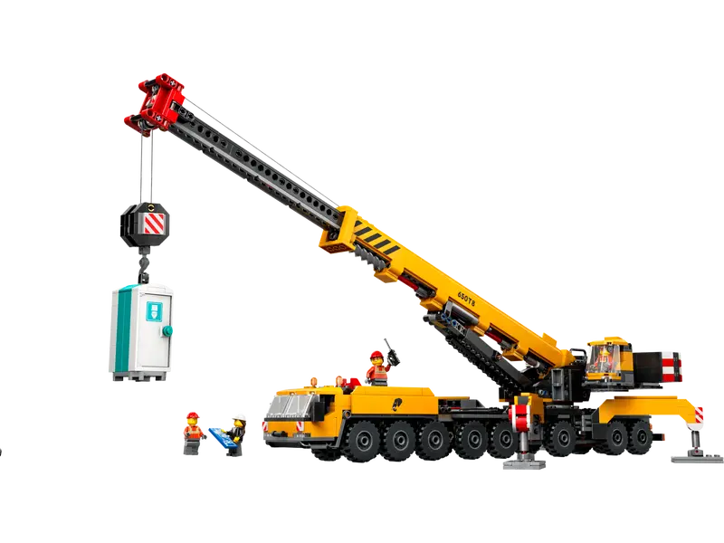 LEGO 60409 City Yellow Mobile Construction Crane Castle Toys