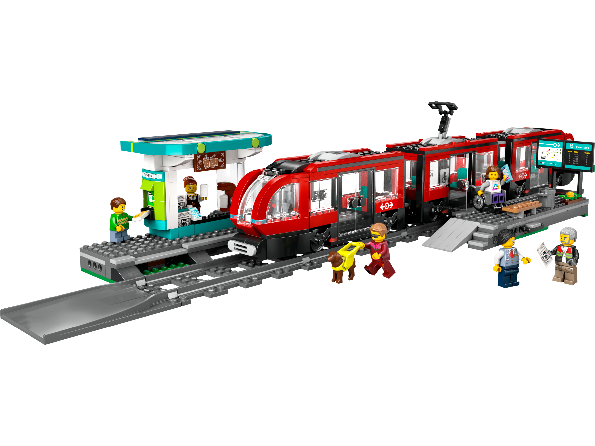 LEGO 60423 City Downtown Streetcar Station Castle Toys