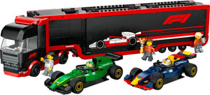 LEGO - 60445 | F1 Truck with RB20 & AMR24 F1 Cars