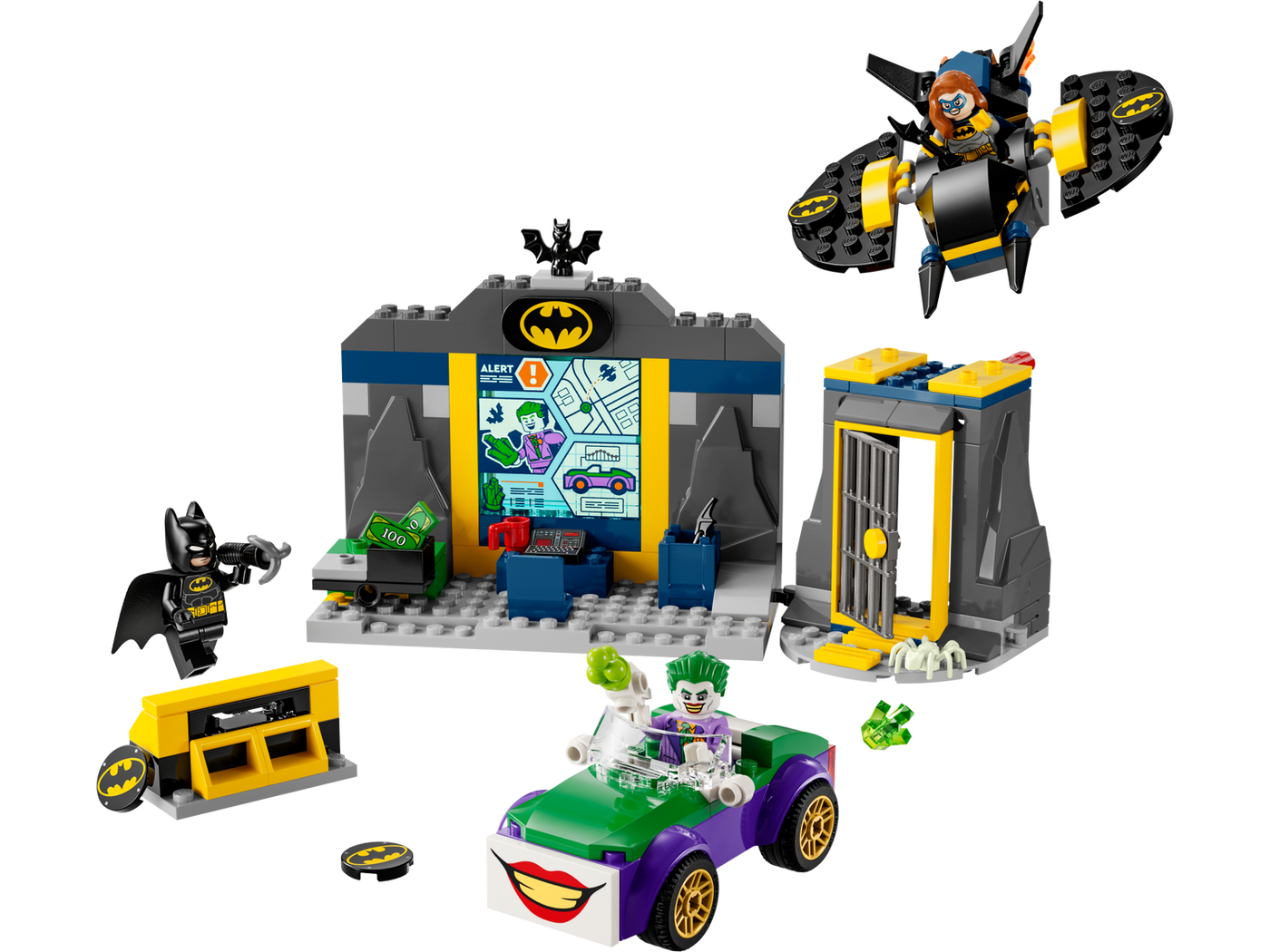 LEGO 76272 Batman The Batcave with Batman Batgirl and The Joker Castle Toys