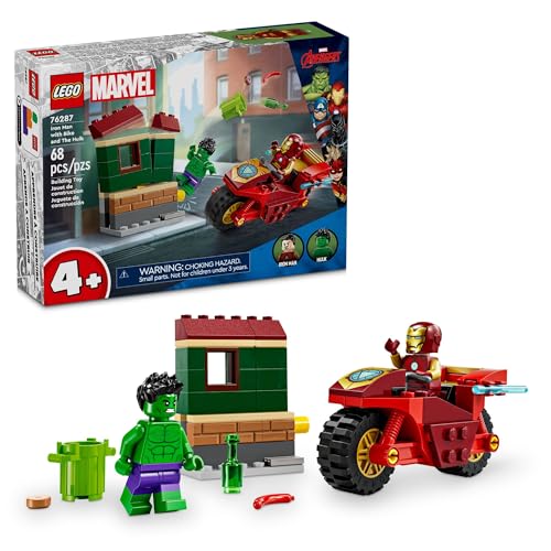 LEGO - 76287 | Marvel: Iron Man with Bike & The Hulk