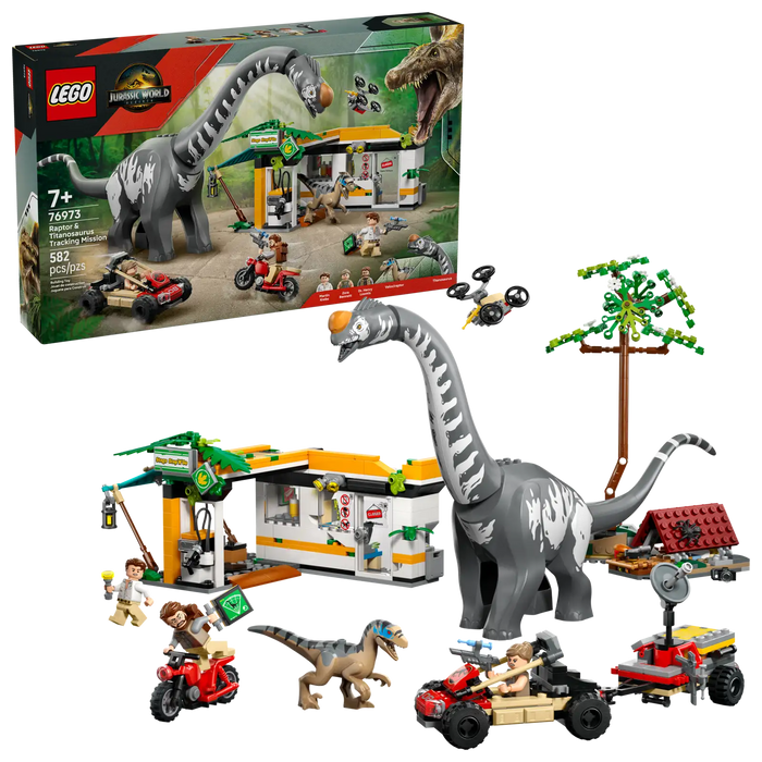 LEGO - 76973 | Jurassic World: Raptor & Titanosaurus Tracking Mission