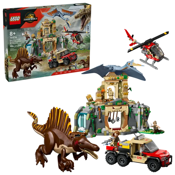 LEGO - 76976 | Jurassic World: Spinosaurus & Quetzalcoatlus Air Mission