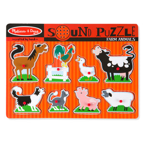 Melissa & Doug - 50204 | Farm Animals Sound Puzzle