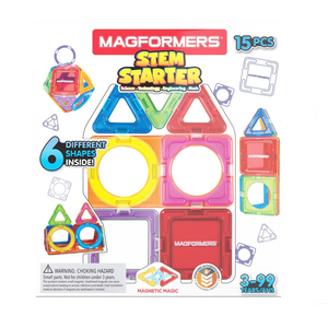 Magformers - 40154 | Magformers STEM Starter Builder Set (15 Pieces)