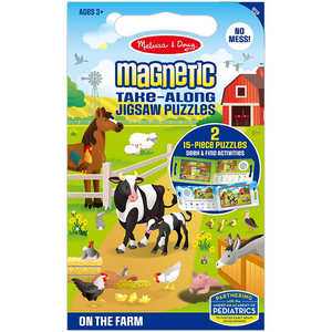 Melissa & Doug - 42832 | Magnetic Take-Along Jigsaw Puzzle - On the Farm