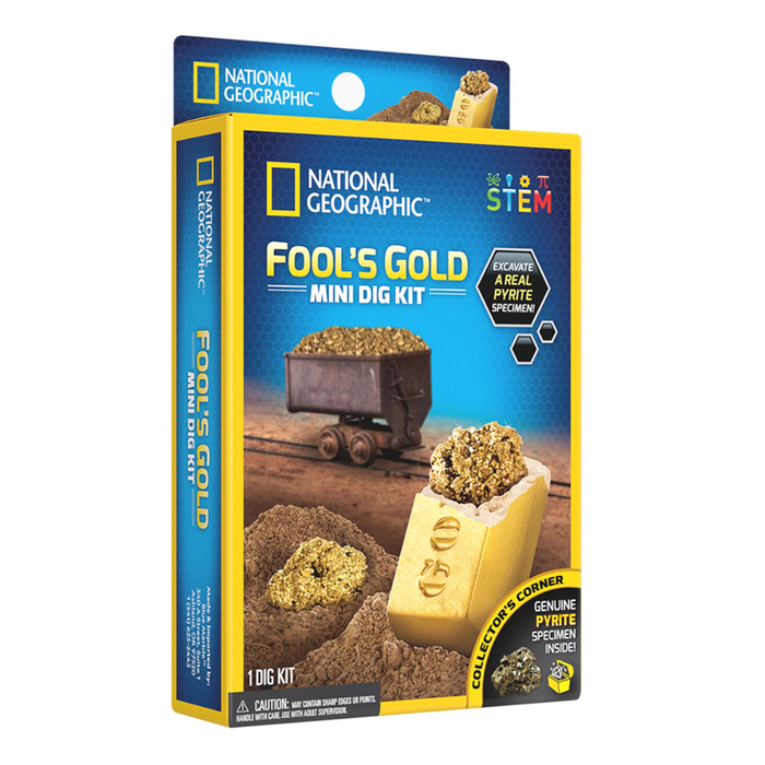 National Geographic - 62105 | National Geographic Fool's Gold Mini Dig Kit