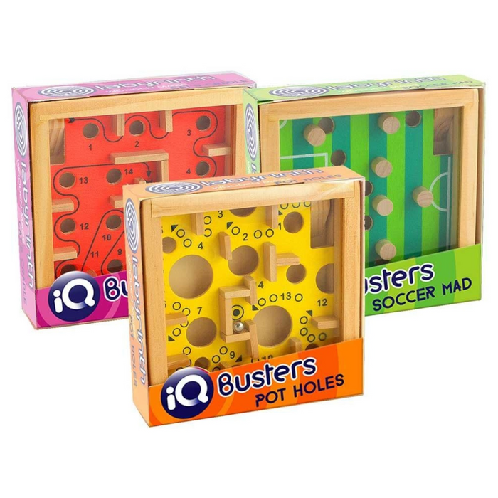 Outset Media - CHT-02166 | IQ Busters: Labyrinths - Assorted (One Per Purchase)