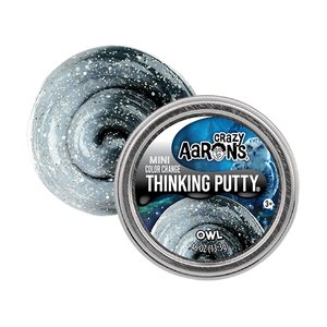 Crazy Aaron's Thinking Putty - AARSTATREN | Crazy Aaron's Thinking Putty - Mini Tins - Owl