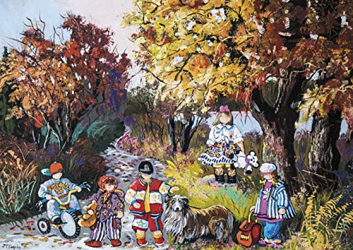 Pierre Belvedere - 670640 | P. Paquin: Walking the Dog 500 Piece Puzzle