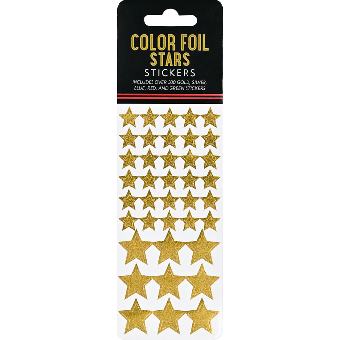 Peter Pauper Press - 340757 | Sticker Set Color Foil Stars