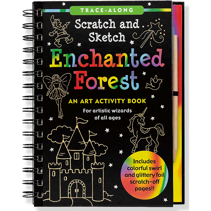 Peter Pauper Press - 307330 | Scratch & Sketch Enchanted Forest