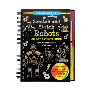 Peter Pauper Press - 318121 | Scratch & Sketch Robots