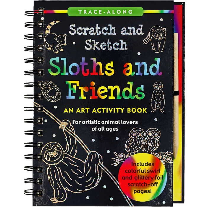 Peter Pauper Press - 329240 | Scratch & Sketch Sloths & Friends