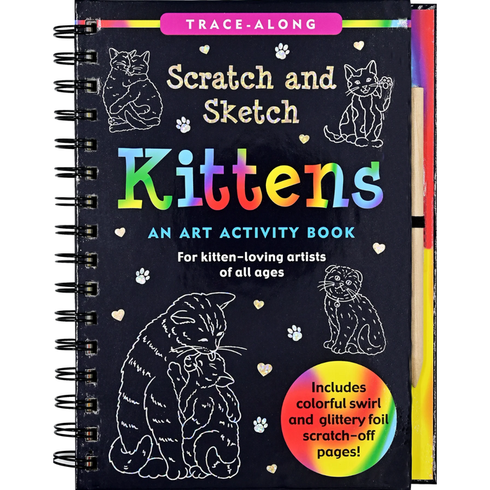 1 | Scratch & Sketch Kittens - Trace Along