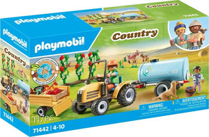 Playmobil - 71442 | Country: Tractor with Trailer and Water Tank