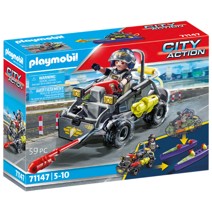 Playmobil - 71147 | City Action: Police All Terrain Quad