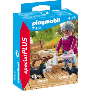 Playmobil - 71172 | Special Plus: Granny with Cats
