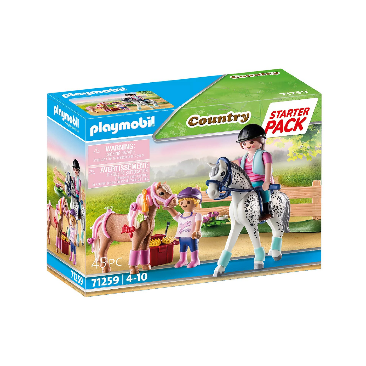 Playmobil horse stable set sales