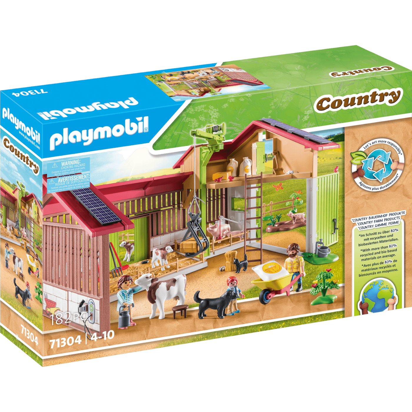 Playmobil farm deals set