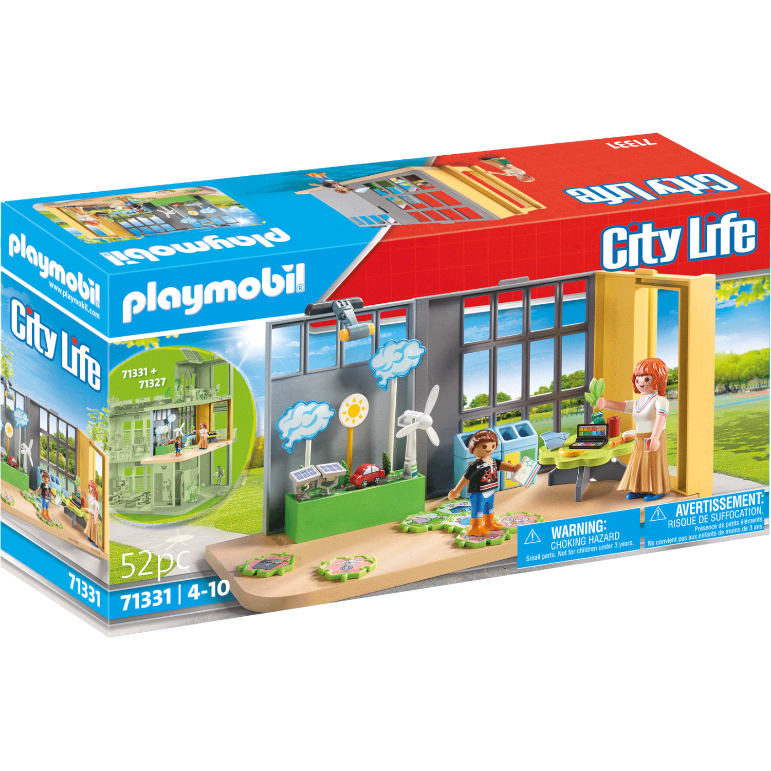 New Playmobil City Life Preschool Daycare Kids School Playground
