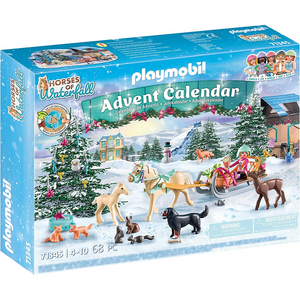 Playmobil - 71345 | Horses of Waterfall: Christmas Sleigh Ride Advent Calendar