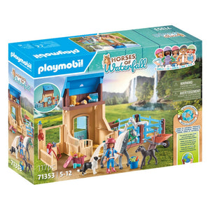 Playmobil - 71353 | Horses of Waterfall: Horse Stall with Amelia and Whisper