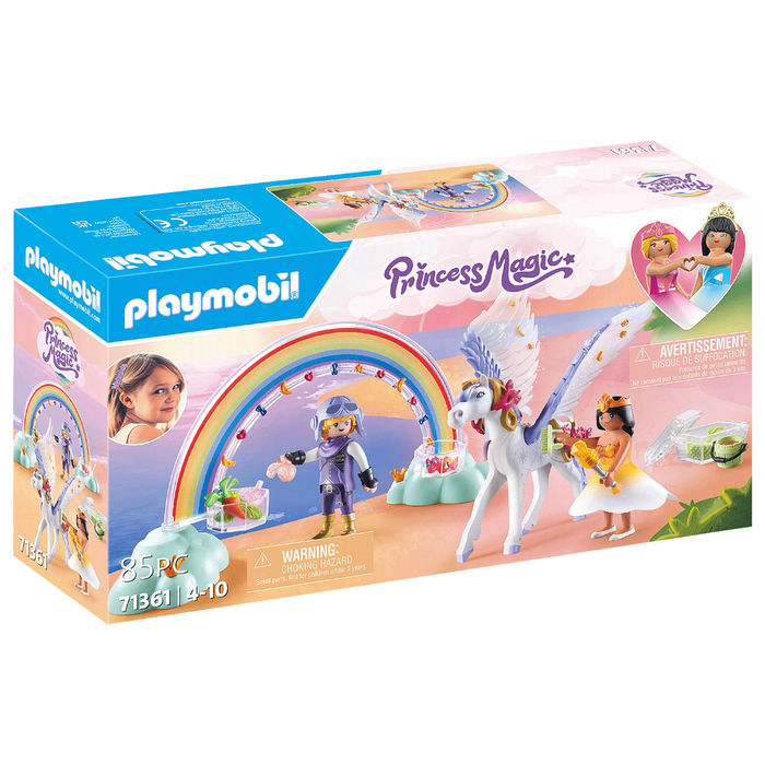 Playmobil - 71361 | Princess: Pegasus with Rainbow in the Clouds