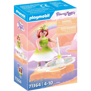 Playmobil - 71364 | Princess: Rainbow Spinning Top with Princess
